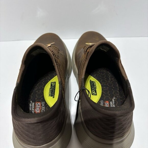 Skechers Men’s Garza-Gervin Brown Lace-Up Sneakers, Size 8.5 M main image 7